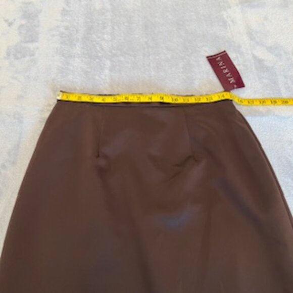 Marina Women's Maxi Lined Skirt With Slit Back 10 - Picture 7 of 16